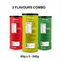 Zesty cheesy, Tomato Mexicana,  Himalayan Salt & Pepper ( PACK of 3)