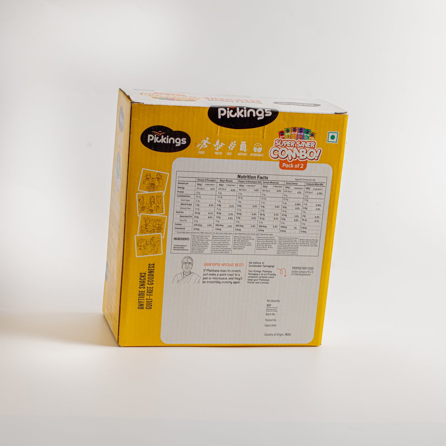 Himalayan Salt & Pepper, Zesty cheesy (PACK of 2)